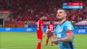 补时绝平 海港1-1英博 李新翔替补救主 斯坦丘点射 魏震失点